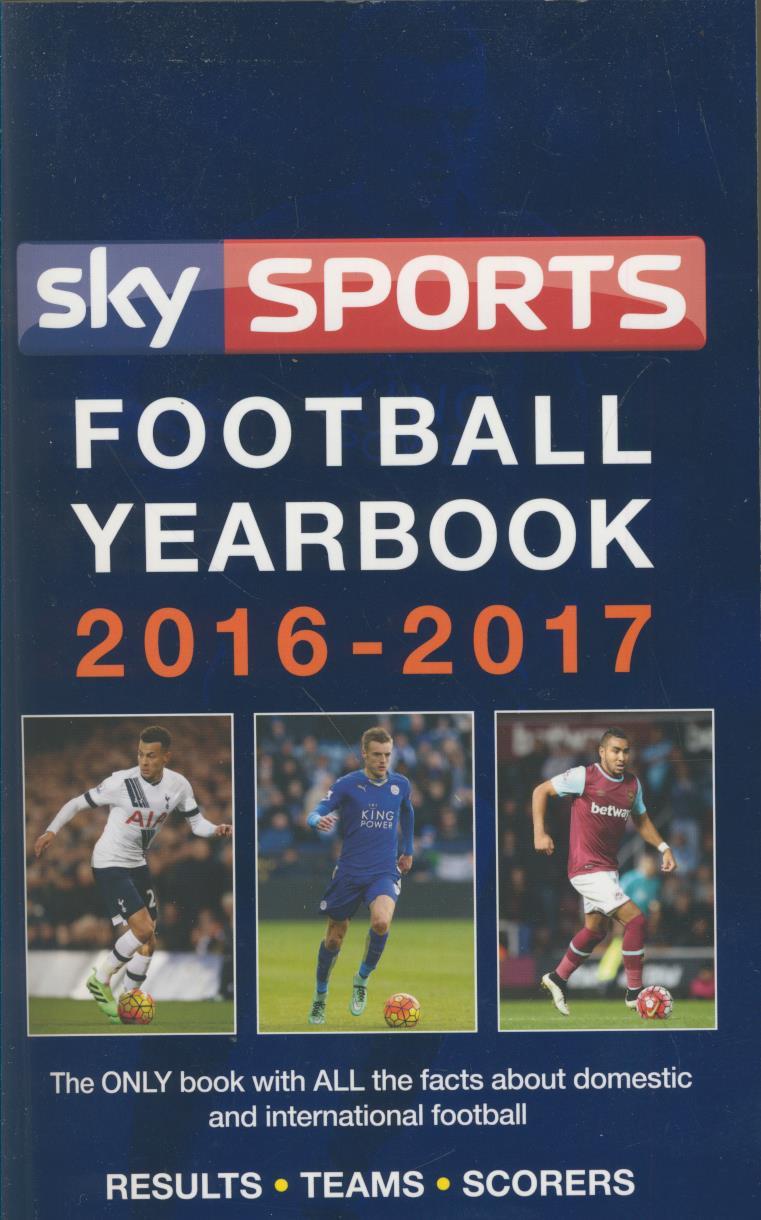 SKY SPORTS FOOTBALL YEARBOOK 20162017 Rothmans Football Yearbooks