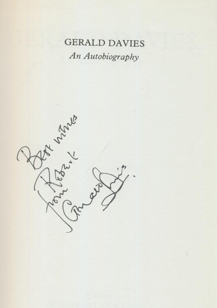 GERALD DAVIES AN AUTOBIOGRAPHY Rugby Biographies