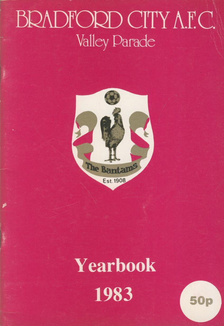 BRADFORD CITY FOOTBALL CLUB OFFICIAL HANDBOOK 1983 Football Club