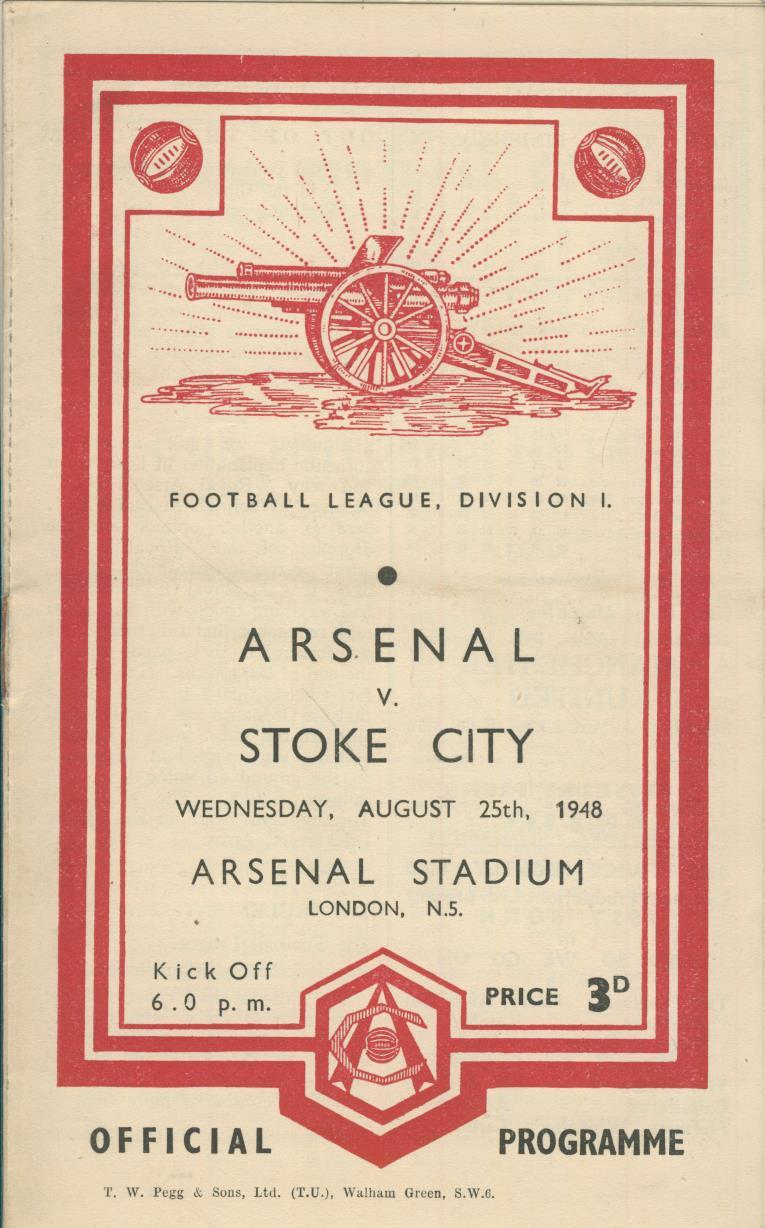 Programme Football Chester Vs Stoke City FA Cup 1946/47 – Très Bon état