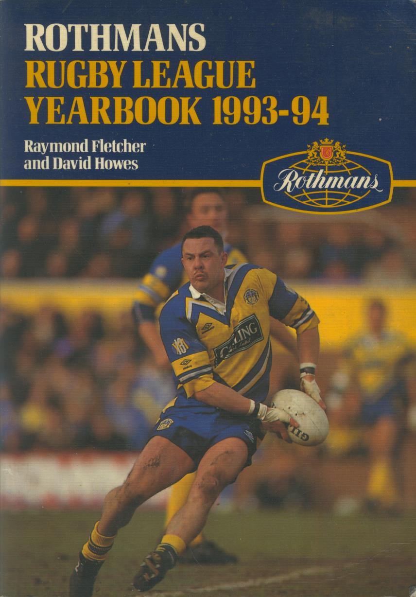 ROTHMANS RUGBY LEAGUE YEARBOOK 199394