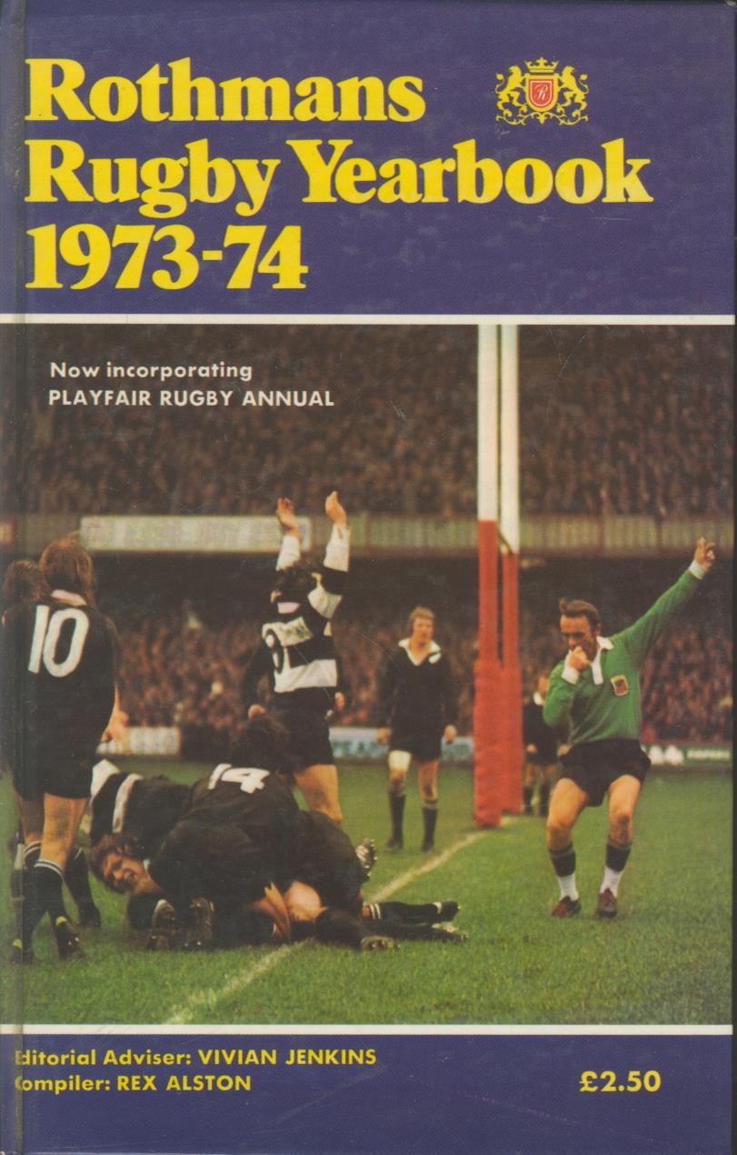 ROTHMANS RUGBY YEARBOOK 197374 (HARDBACK) Rothmans Rugby Yearbooks