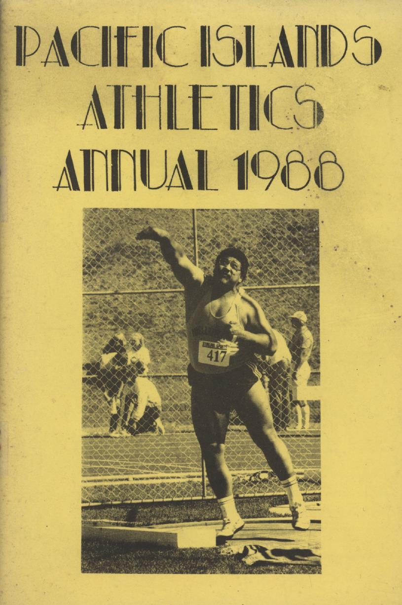 PACIFIC ISLANDS ATHLETICS ANNUAL 1988 General Athletics Books