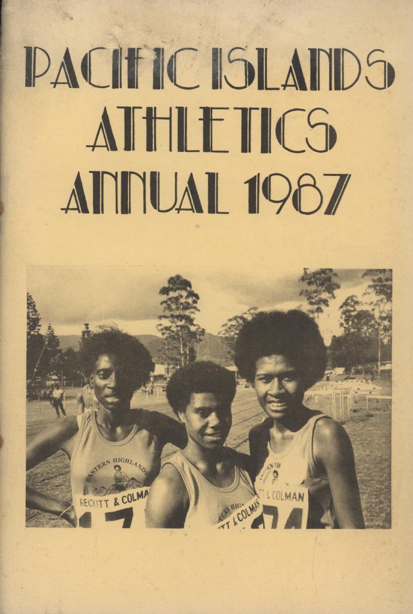 PACIFIC ISLANDS ATHLETICS ANNUAL 1987 General Athletics Books