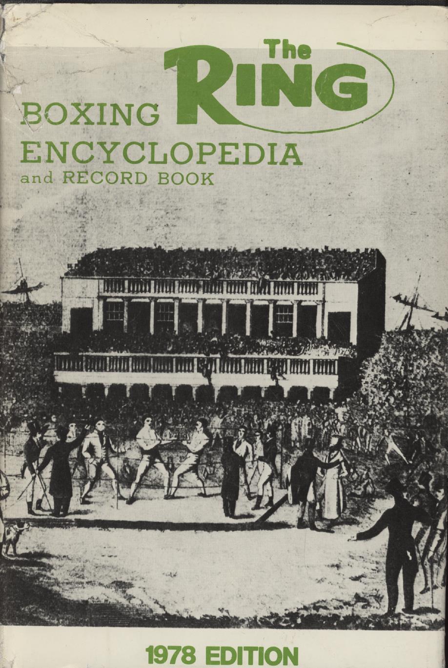 THE RING RECORD BOOK AND BOXING ENCYCLOPEDIA 1978 Boxing Annuals