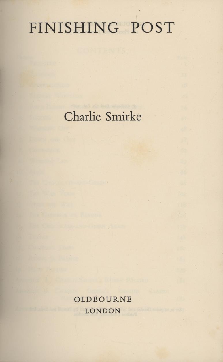 FINISHING POST - Horse Racing Biographies: Sportspages.com