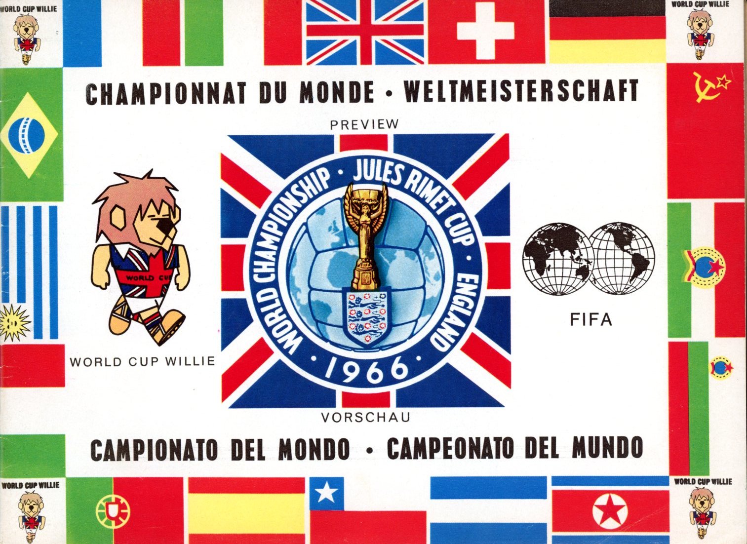WORLD CHAMPIONSHIP ENGLAND 1966 Football Tournament Guides