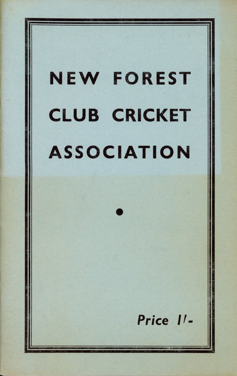 NEW FOREST CLUB CRICKET ASSOCIATION 1967 (HAMPSHIRE) Cricket club