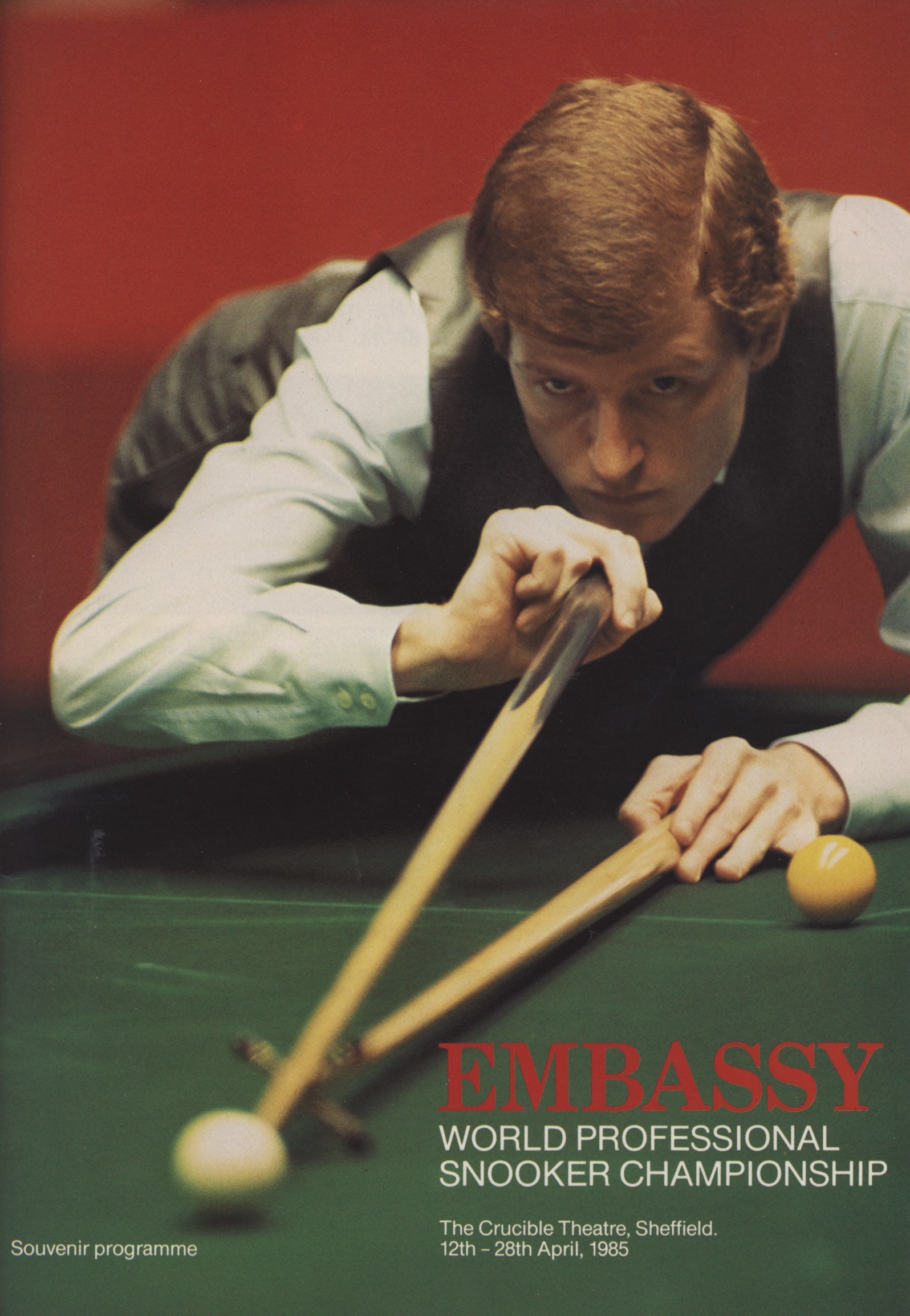 EMBASSY WORLD SNOOKER CHAMPIONSHIP 1985 SOUVENIR PROGRAMME