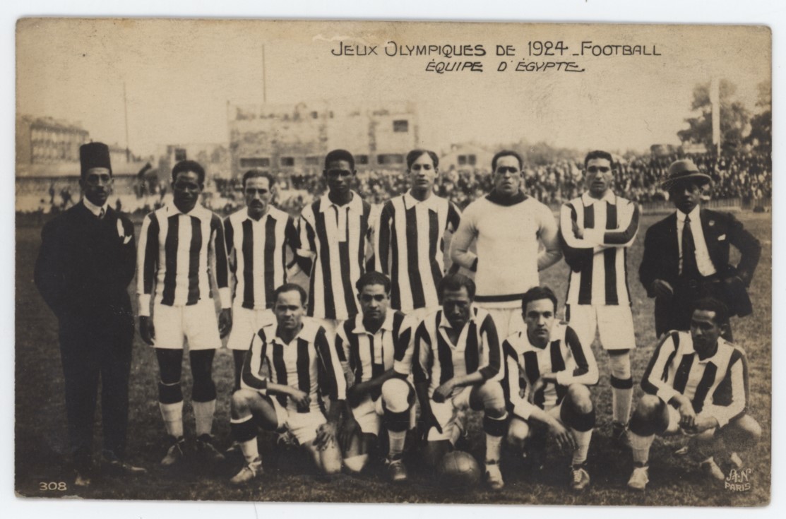 EGYPT FOOTBALL TEAM 1924 (PARIS OLYMPICS) POSTCARD Football Teams