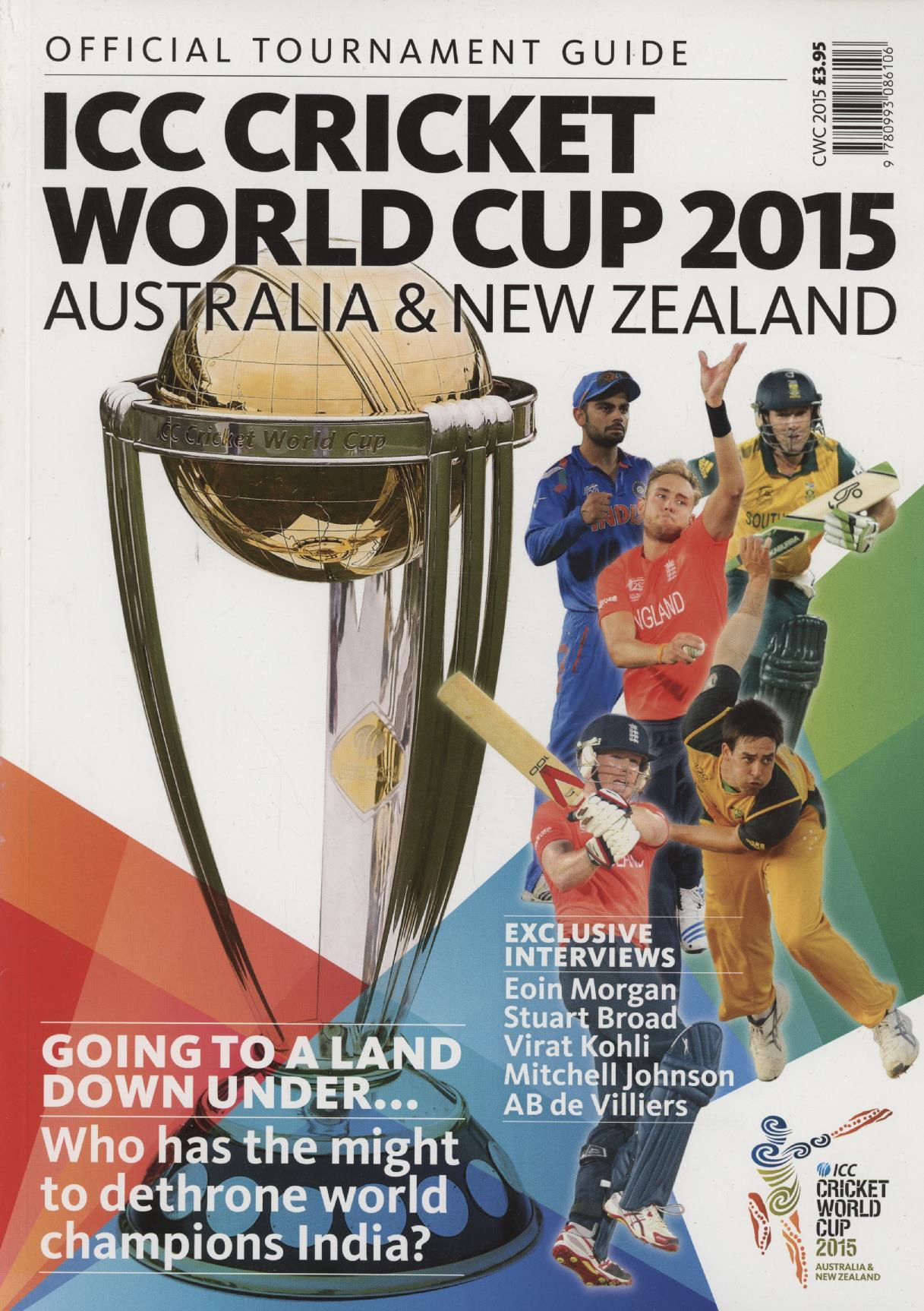 ICC CRICKET WORLD CUP 2015 AUSTRALIA & NEW ZEALAND OFFICIAL