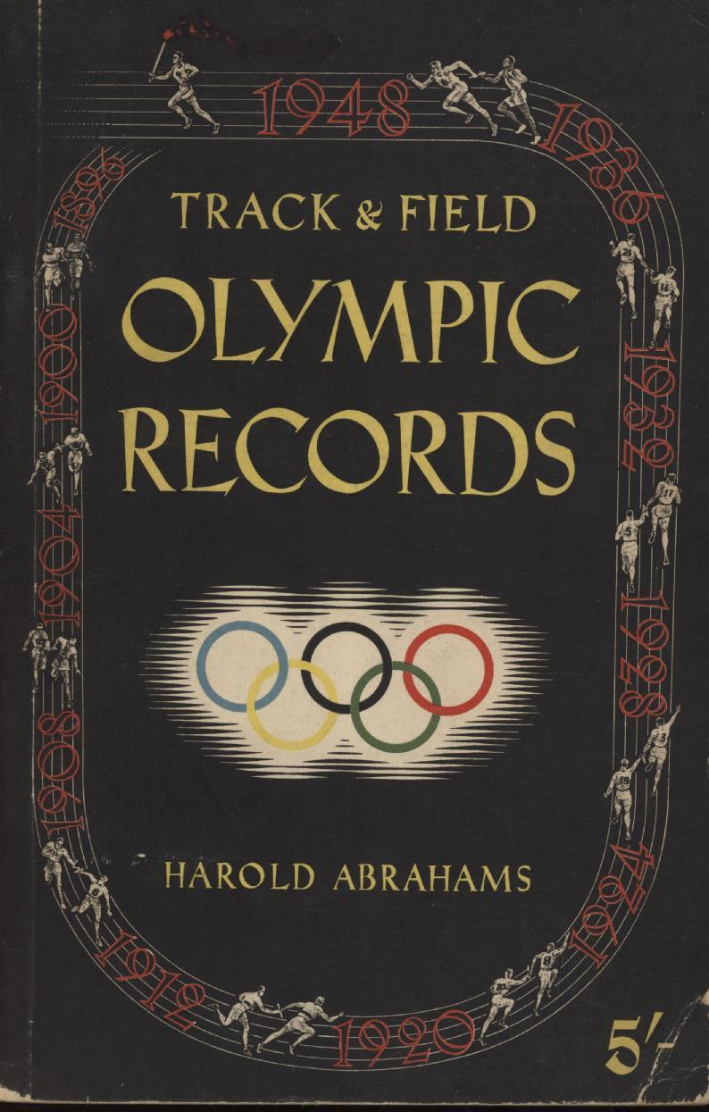TRACK AND FIELD OLYMPIC RECORDS Olympics History Olympics Books