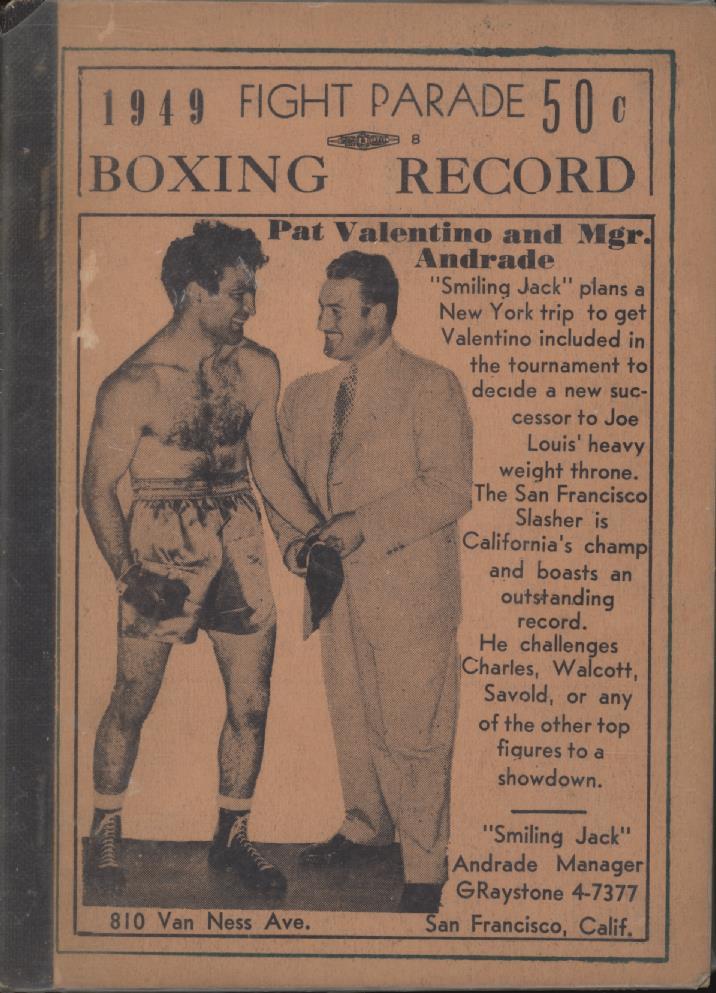 FIGHT PARADE BOXING RECORD 1949 Boxing Annuals