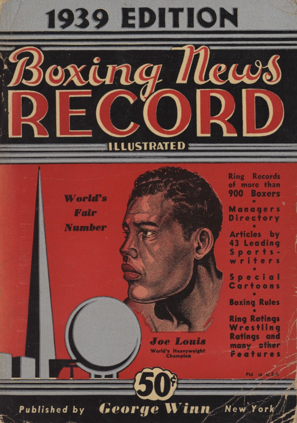 BOXING NEWS RECORDS ILLUSTRATED 1939 EDITION Boxing Annuals