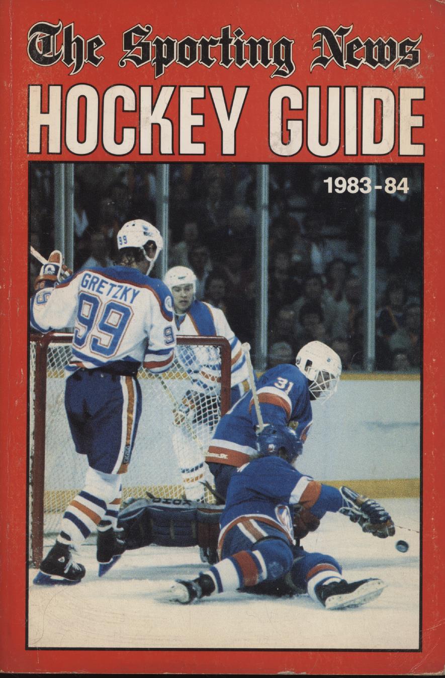 THE SPORTING NEWS HOCKEY GUIDE 198384 Ice Hockey Books