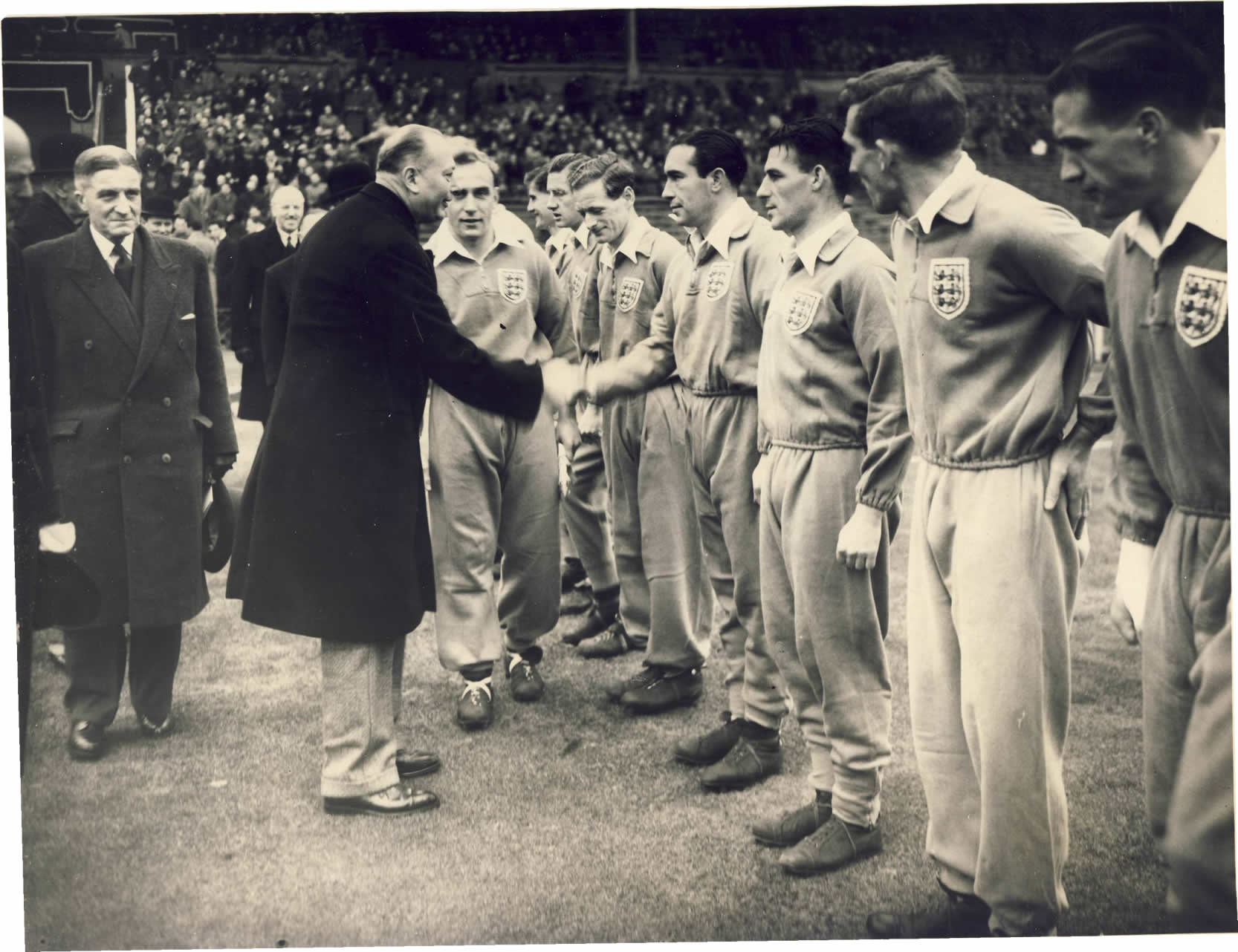England v Belgium 1952 Sportspages